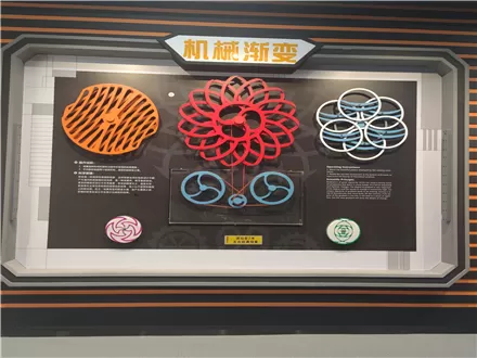 机械渐变 机械墙 美妙的异动 科技馆科普展品