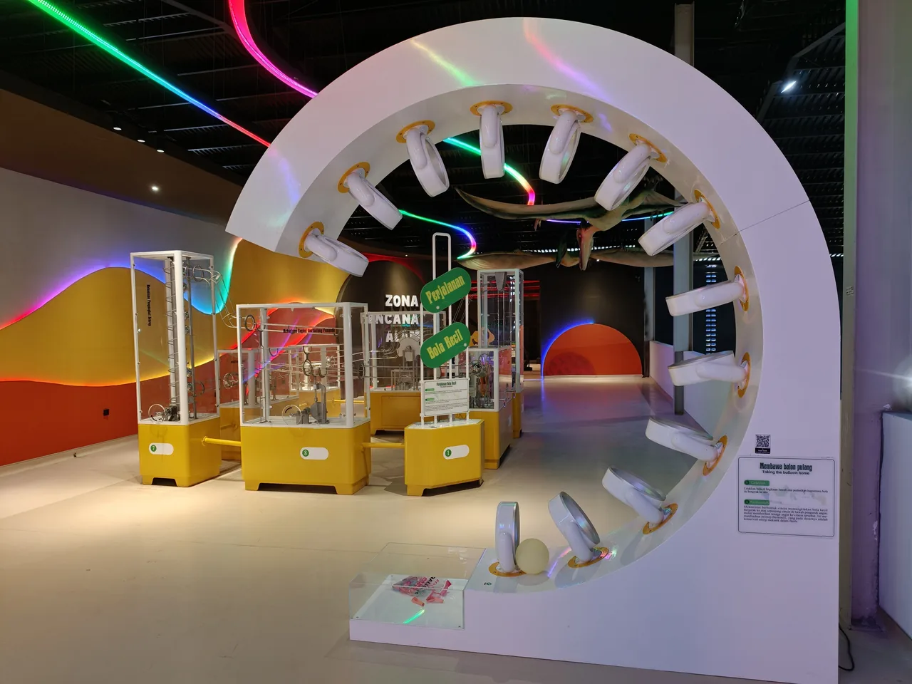MMSC on site · Children’s zone interactive exhibits